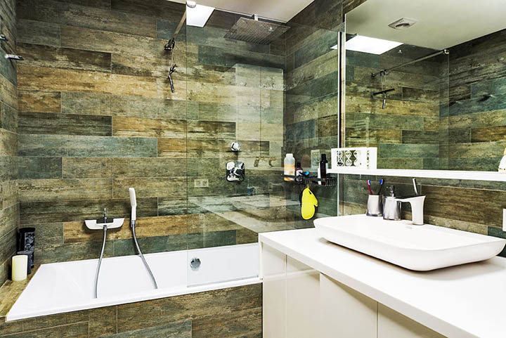 custom bathroom tile quartz countertops top mountsink
