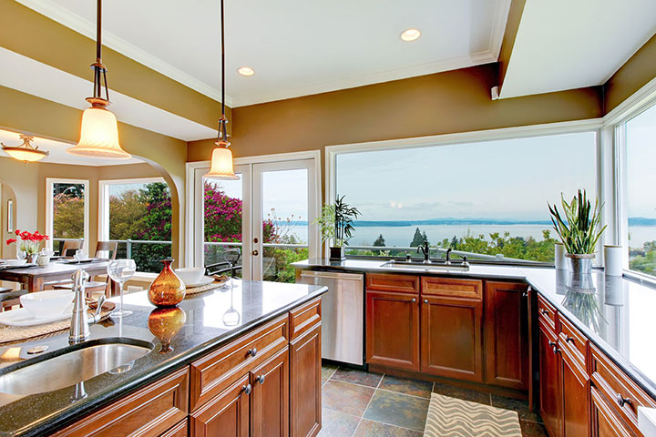 granite countertops by the sea